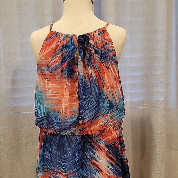 SANGRIA summer dress, size 14 - Picture 4 of 6